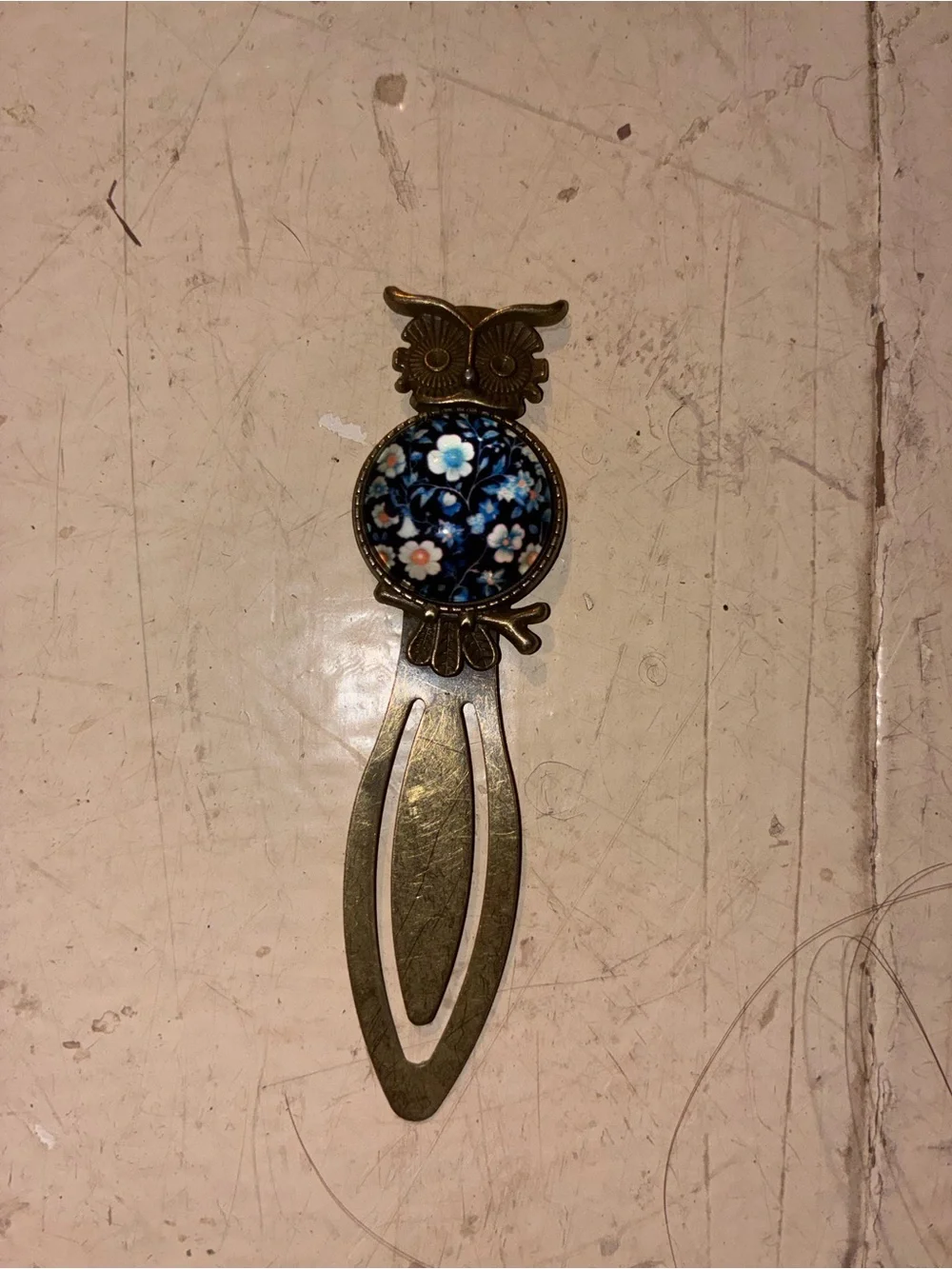 Owl Metal Bookmark - Antique Bronze Page Marker - Gift for Book Lovers, Readers
